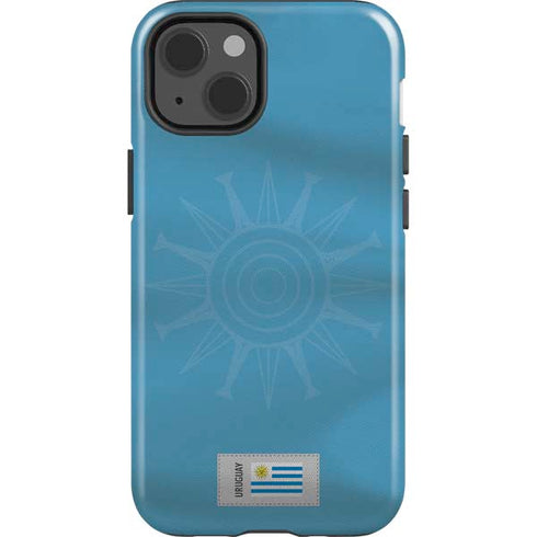Uruguay Soccer Flag iPhone 15 Impact Case